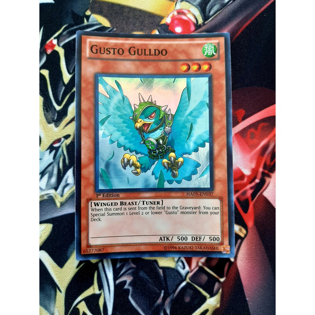 [ Do Lac Shop ] Mint90 Yugioh Monster Gusto Gulldo Cards - HA05-EN037 - Super Rare