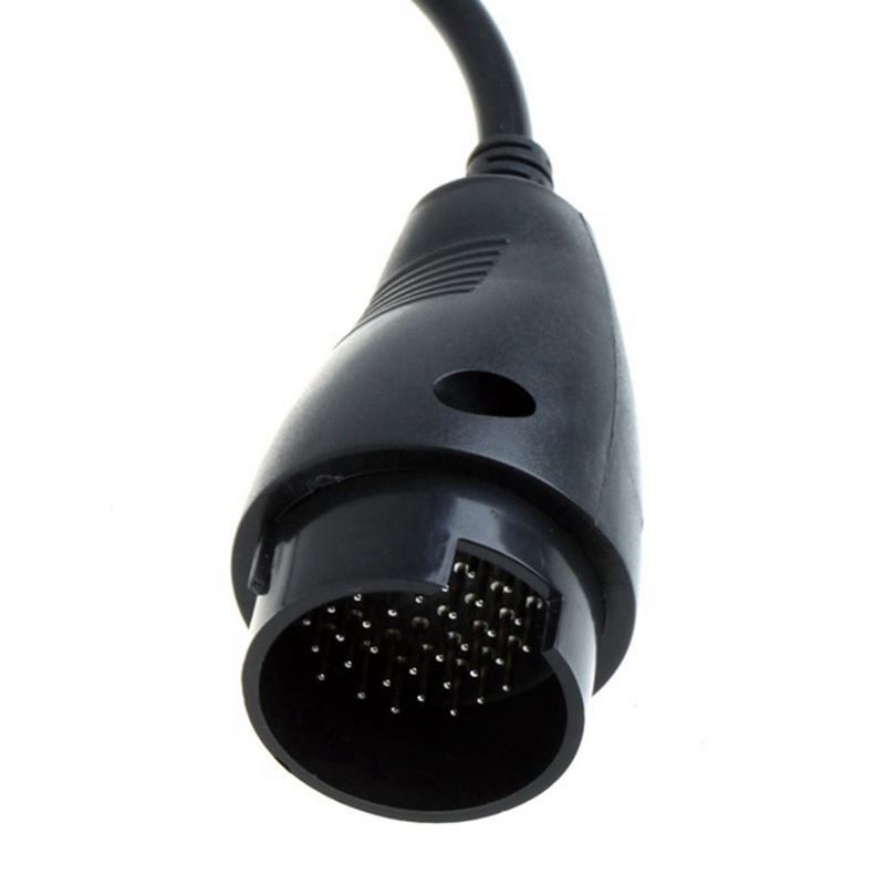 อะแดปเตอร์วินิจฉัย Benz MB 38 Pin to 16 Pin OBD2 OBD II สําหรับเชื่อมต่อ Mercedes 38 Pin OBD 38Pin