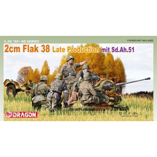 Dragon Model 1/35 DRA6546 2cm FLAK 38 LATE PRODUCTION