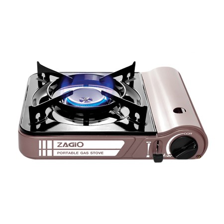 ZAGIO เตาแก๊สปิคนิค รุ่น ZG-1550 สีน้ำตาลอ่อน - ดำ