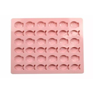 Fish Silicone Mold พิมพ์ซิลิโคน ทำขนม โมล์สบู่ ลายปลาน้อย