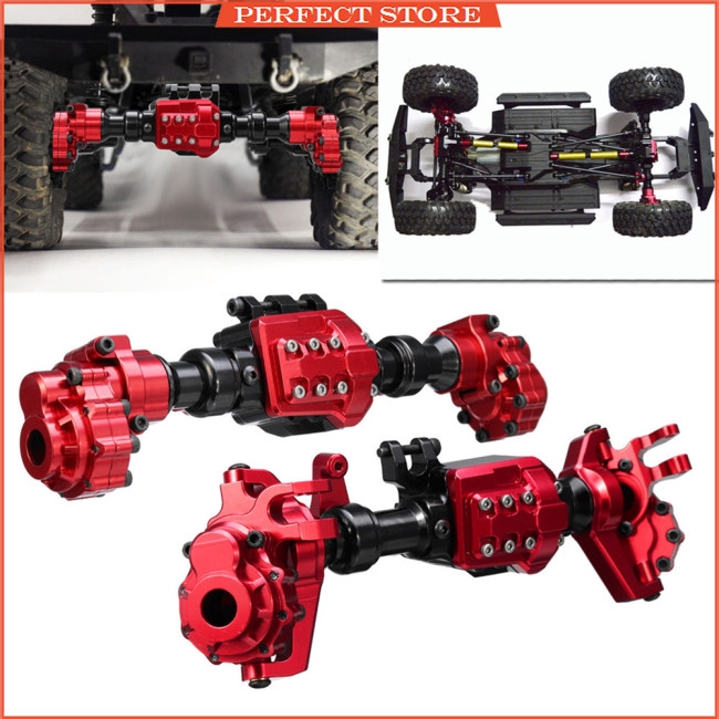 Front Rear Portal Axles Housing For TRX4 CNC Aluminum RC Crawler Car