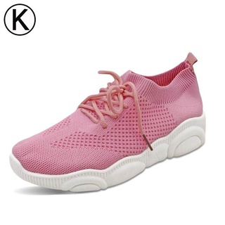 K&K รองเท้า รองเท้าผ้าใบ รองเท้าทรงสลิปออน รองเท้าแฟชั่น รองเท้าผู้หญิง รองเท้าผ้าใบผู้หญิง No.A111 NRDJ