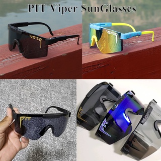 Pit Viper แว่นตากันแดด ฟิล์มสี เลนส์โพลาไรซ์ UV400 สําหรับผู้ชาย และผู้หญิง เหมาะกับการเล่นกีฬา ขี่จักรยานกลางแจ้ง