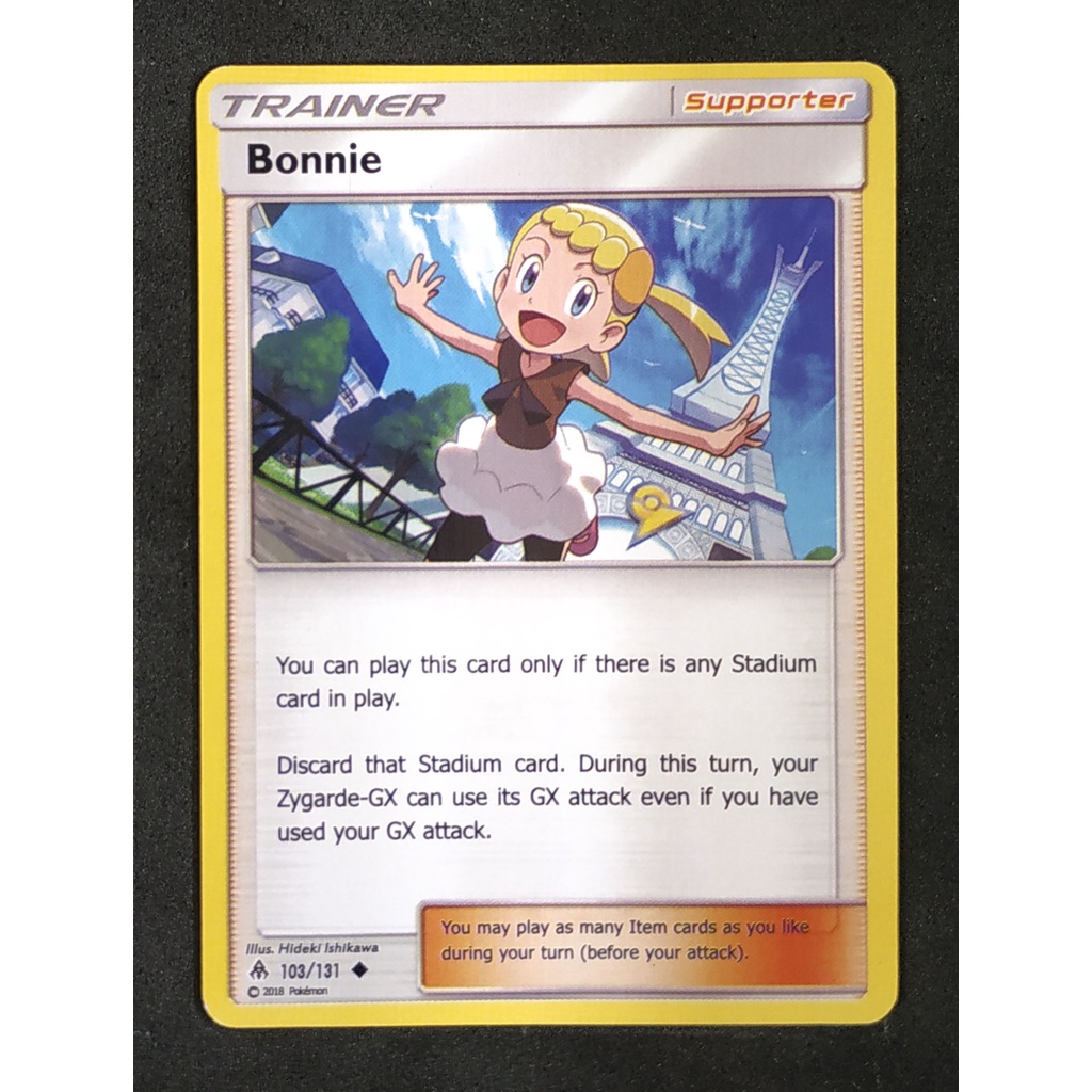 Bonnie Basic Trainer 103/131  Pokemon Card (Normal) ภาษาอังกฤษ