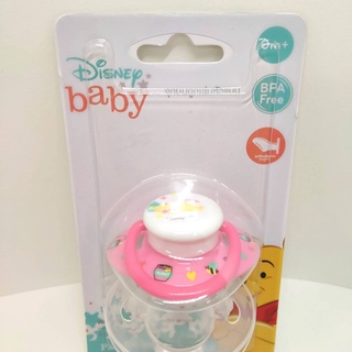 จุกหลอก Disney Baby ลายหมีพลู จุกแบนมีฝาปิด