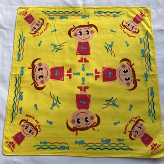 Japan ผ้าเช็ดหน้าการ์ตูนญี่ปุ่น โพกผมได้