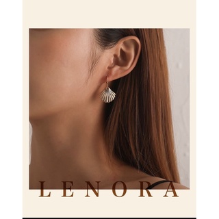 LENORA VANILLA SERIES NO.13 baby shell ต่างหูรูปเปลือกหอย ต่างหูไปทะเล ต่างหูแฟชั่น