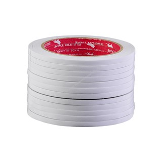 Sulion Tape เทป 2 หน้า 1/4 นิ้ว x 20 หลา (1แพ็ค/12ม้วน)