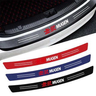 สำหรับฮอนด้า MUGEN สติ๊กเกอร์คาร์บอนไฟเบอร์ 3D ติดที่ท้ายรถยนต์