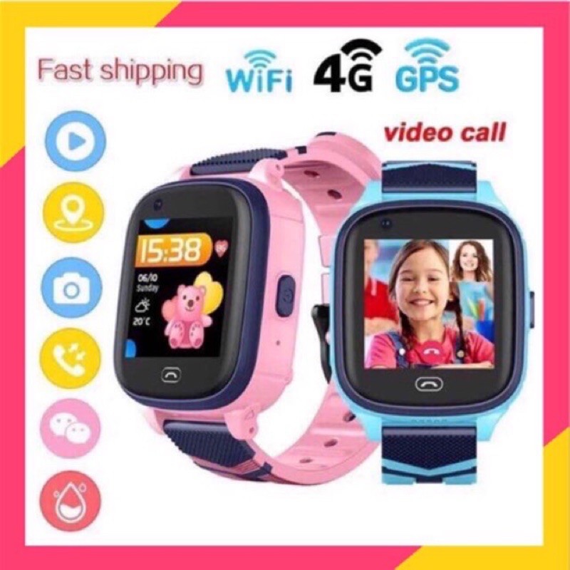 นาฬิกา เด็ก smartwatch นาฬิกาเด็ก ไอโม่ รุ่น A60 รองรับ 4G VDO ได้ เล่น LINE ได้ กันน้ำ รองรับภาษาไทย นาฬิกาเด็กโทรได้