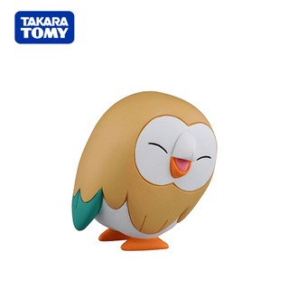 Takara Tomy โปเกมอน มุคุโร่(ท่าใหม่)  Rowlet (new pose) Moncolle Ex (Asia Ver.)