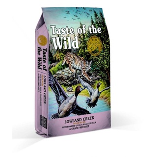 Taste of the Wild Lowland Creek Feline Recipe เทสออฟเดอะไวลด์ อาหารแมวสูตรนกกระทาและเป็ดย่าง ไขมันต่ำ ย่อยง่าย