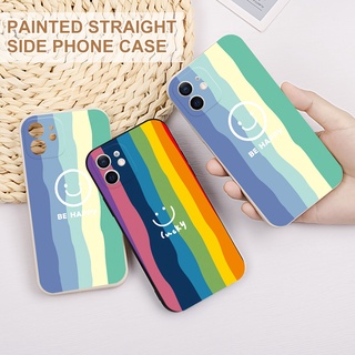 เคสซิลิโคนนิ่ม ลายสายรุ้ง กันกระแทก สําหรับ OPPO F7 F9 F11 Pro A54 4G A74 F19 F19S A95 A94 F19 Pro Find X2 X3 R9 F1 R9S Plus A1K Realme C2