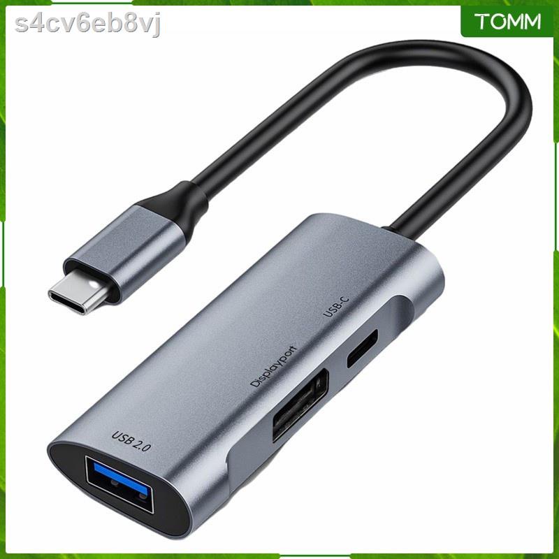 ﺴSlim Portable USB C to Display Type C Multiport Hub to DisplayPort 480Mbps 8K / 6K / 5K / 4K Output for Computer Table #5