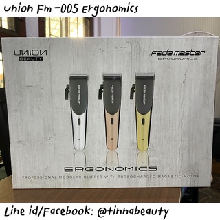 ปัตตาเลี่ยนไร้สาย Union FM-005 Ergonomics ประกันศูนย์ไทย 1 ปี มอเตอร์แรง เสียงนุ่มเงียบ!