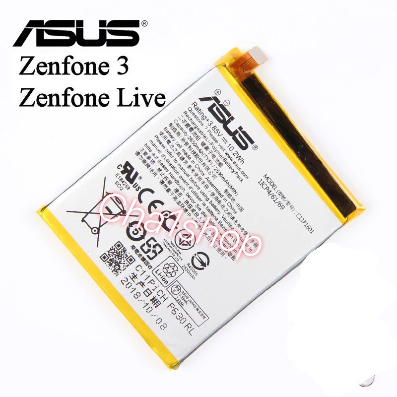 แบตเตอรี่ Asus Zenfone 3 5.2" Asus Zenfone Live ZE520KL Z017DB ZE520KL C11P1601