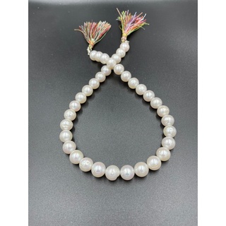 ไข่มุก pearl round beads necklace