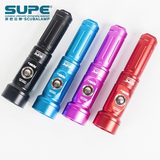 ไฟฉายดำน้ำ SUPE - RD80 v.2 Diving Torch Light 1500 lumens