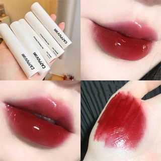 Cappuvini lip tint Matte ลิปกลอสเนื้อแมท ติดทนนาน เพิ่มความชุ่มชื่น 6 สี