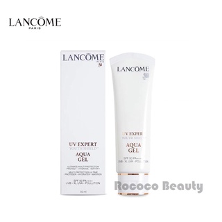 พร้อมส่ง/ 💯ของแท้ 100%💯Lancomeครีมกันแดด พร้อมบํารุงผิว 50ML UV Expert Youth Shield Aqua Gel SPF 50 PA++++