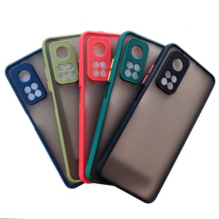 12 [ส่งจากไทย] เคสกันกระแทก ปุ่มสีผิดด้าน Case Xiaomi Mi10tpro เคสโทรศัพท์ เรดมี่ ขอบนิ่มหลังแข็ง เคส Mi10tpro