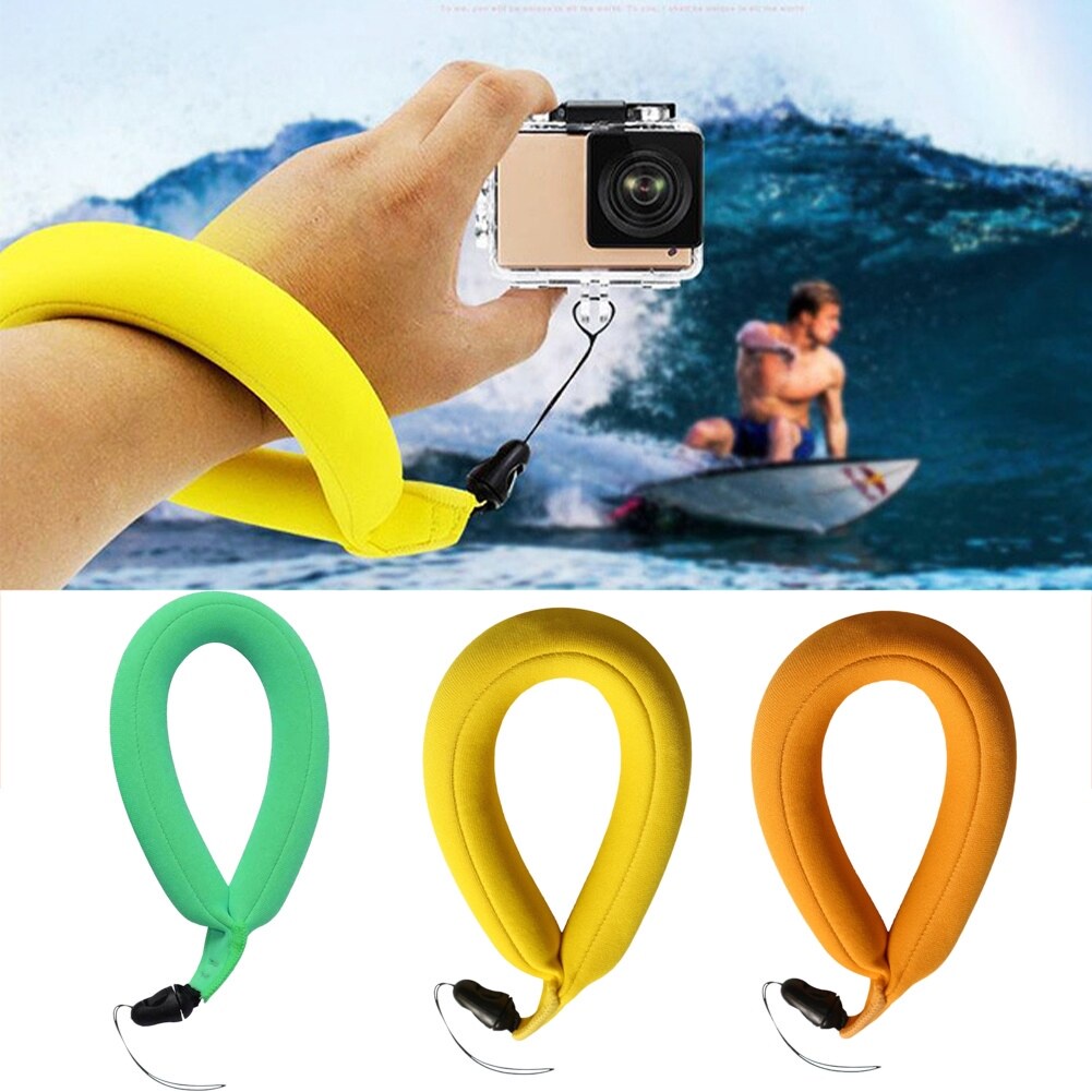 【 Ready 】 Hand Grip พกพากล้องวิดีโอโทรศัพท์กีฬาทางน้ำใต้น้ำสายรัดข้อมือกล้องกันน้ำ Float Universal สำหรับอุปกรณ์เสริม Go
