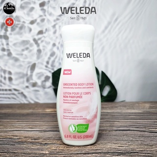 [Weleda] Unscented Body Lotion 200 ml โลชั่นผิวกาย ให้ความชุ่มชื้น ไม่แห้งกร้าน Normal or Sensitive Skin