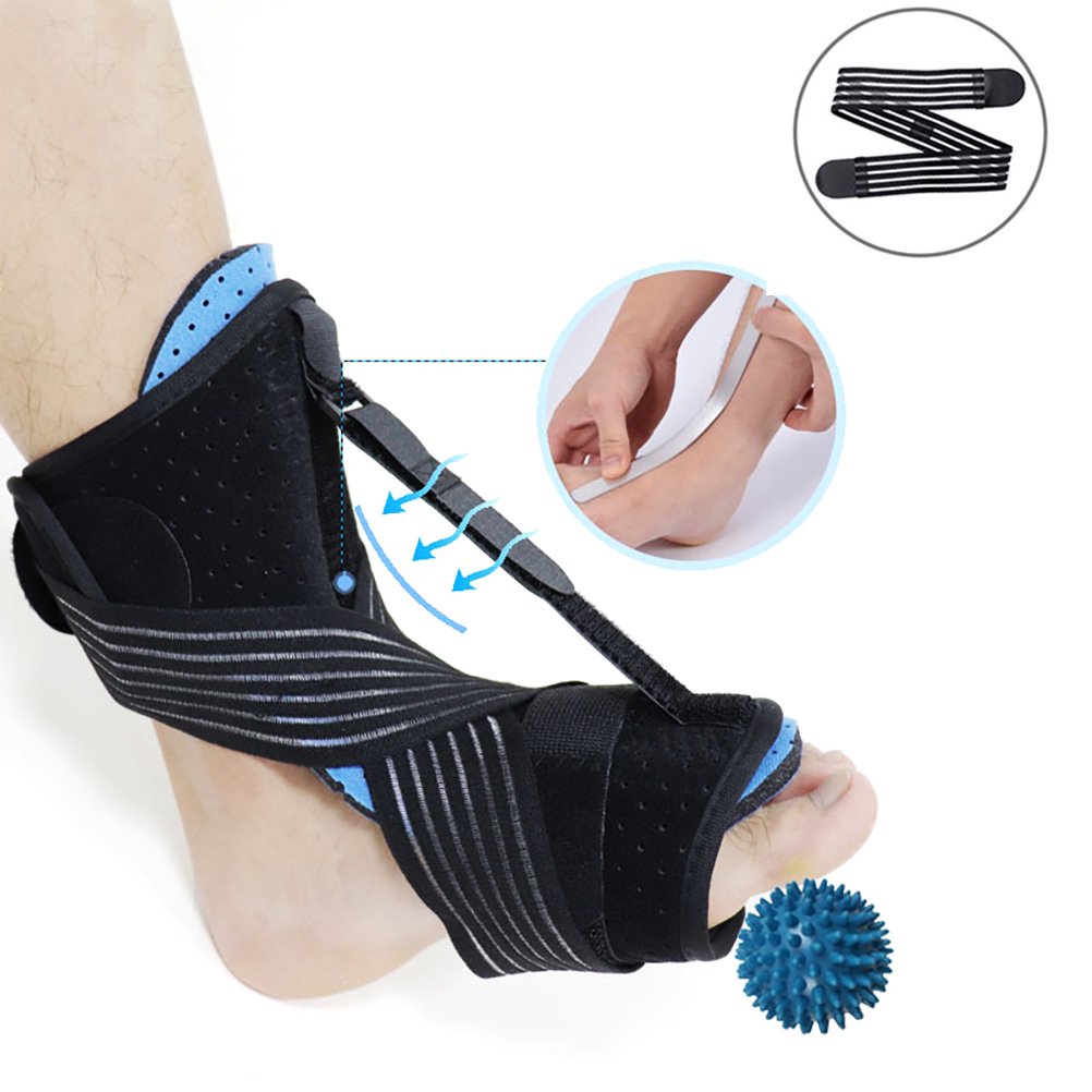 Plantar Fasciitis Night Splint Foot Drop Orthotic Brace Adjustable