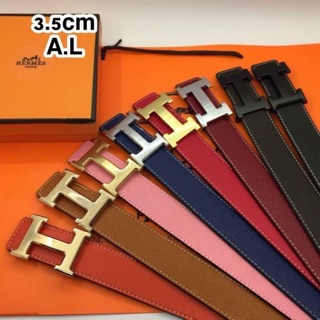 เข็มขัดHermes เกรดพรีเมี่ยม ปั้มทุกจุด พร้อมกล่อง การ์ด