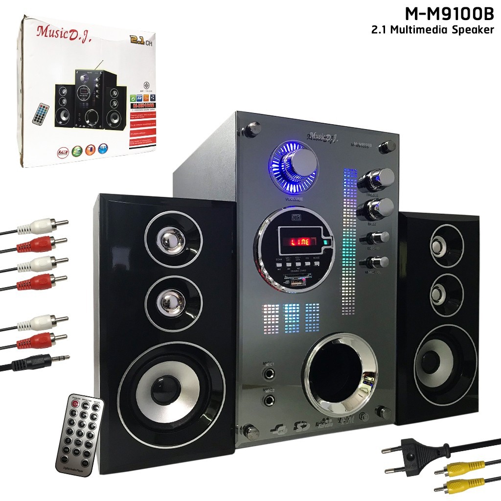 Music D.J. Speaker M-M9100B (2.1) BLUETOOTH, FM,USB