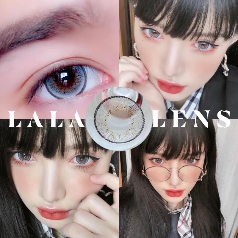 **ส่งของทุกวัน** คอนแทคเลนส์ฝาแดง บิ๊กอายสายแบ้ว ตาโต ลายblizzard gray คอนแทคเลนราคาถูก ยอดฮิตในtikt