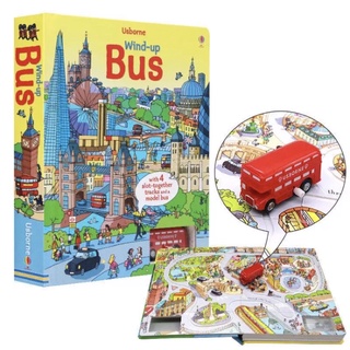 พร้อมส่ง Usborne Wind-Up Bus+รถบัสไขลาน(TVR)