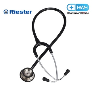 หูฟัง Riester Duplex No. 4011-01 สีดำ Stethoscope หูฟังแพทย์ หูฟังทางการแพทย์ Riester Stethoscope