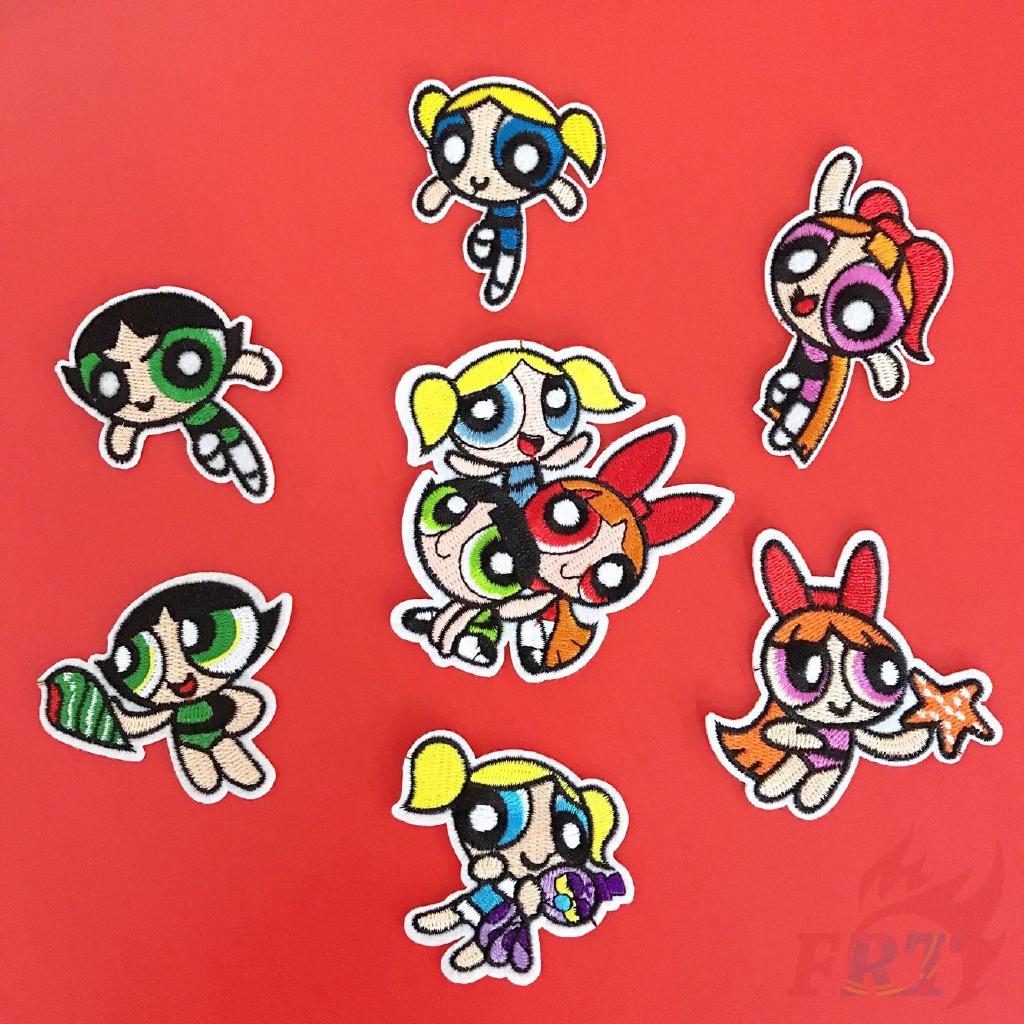 ☸ Cartoon：The Powerpuff Girls - Character Patch ☸ 1Pc Diy Sew on Iron on Badges Patches
