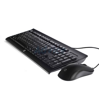 Keyboard&amp;Mouse (2in1) USB HP (KM100) Black