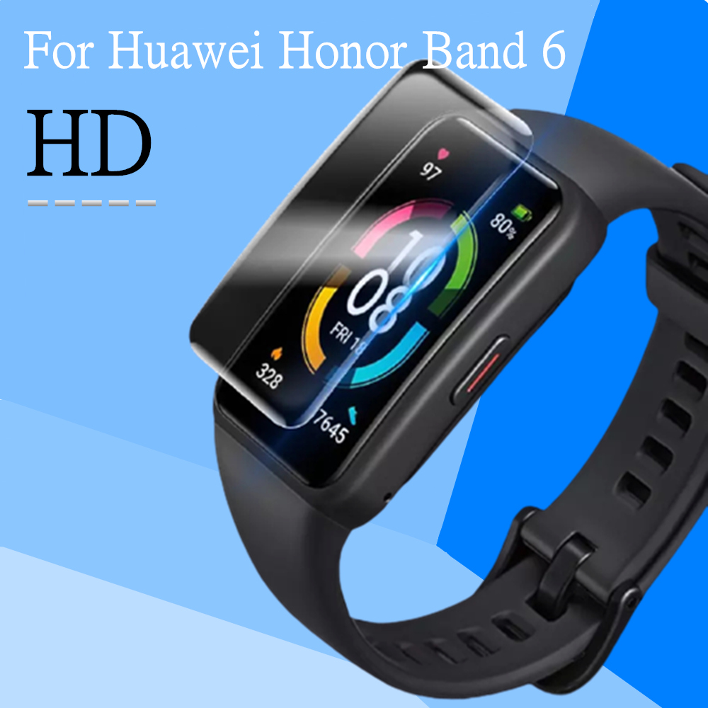 ฟิล์มกันรอยหน้าจอ 3 D สําหรับ Huawei Honor Band 6