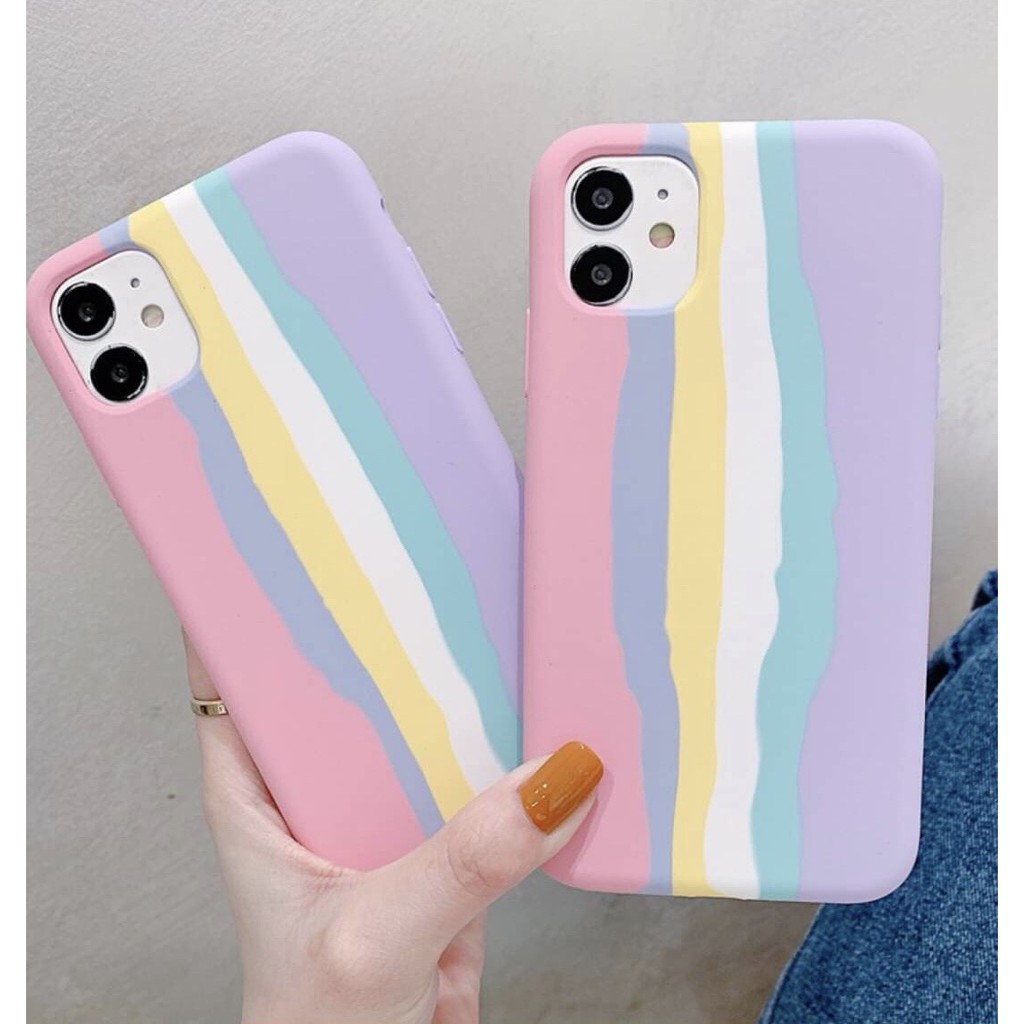 เคสด้านเนื้อนิ่ม งานกำมะหยี่ เคสรุ้ง ซัมซุง Samsung A42 A10s A20s A50/A30s/A50s  ซิลิโคน silicone - รูปที่ 2