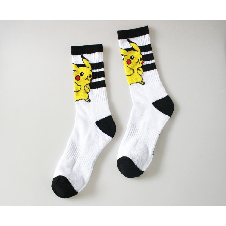 Sohopo xiajing666 Fashion 3D Printed Cartoon Pokemon Go Sock WomenSock