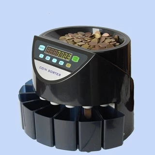 ของแท้ รับประกัน 1 ปี Coin counter เครื่องนับเหรียญ เครื่องคัดแยกเหรียญแบบอัตโนมัติ สีดำ รุ่นใหม่สุด