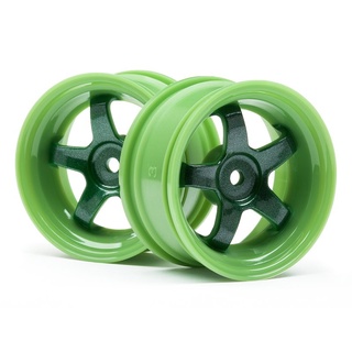 HPI 111090 WORK MEISTER S1 WHEELS GREEN 26mm (3mm OS/2pcs)