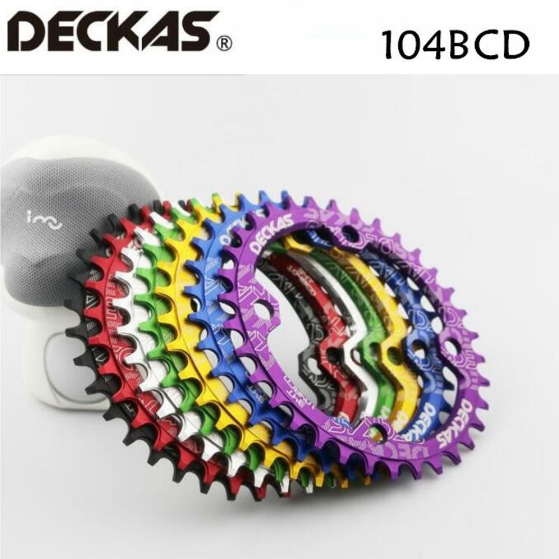 ใบจานหน้าเสือภูเขา DECKAS 104 BCD💥🇹🇭ส่งจากไทย