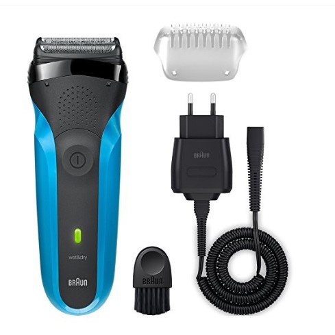 Braun เครื่องโกนหนวด Series 3 310s Wet & Dry Electric Shaver, Electric Razor, Blue