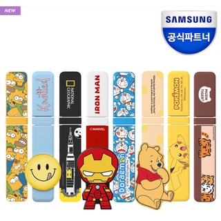 Galaxy S22 S22+ plus ultra kick stand Compatible with Samsung Protective Standing Cover / changeable for a53 knotted Doraemon Simpson marvel iron man pooh pikachu Muzik tiger