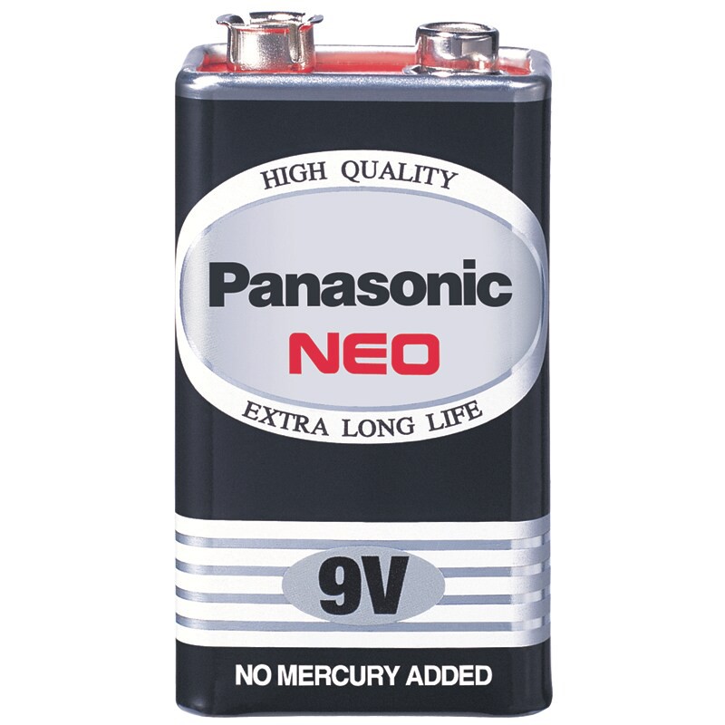 ถ่านไฟฉาย 6F22NT/1SL 9V (1 ก้อน) Panasonic NEO/Panasonic 6F22NT / 1SL 9V battery (1 pack) Panasonic NEO