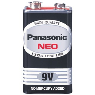 ถ่านไฟฉาย 6F22NT/1SL 9V (1 ก้อน) Panasonic NEO/Panasonic 6F22NT / 1SL 9V battery (1 pack) Panasonic NEO