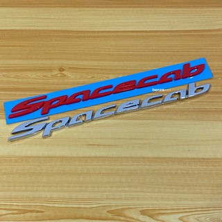 โลโก้* Spacecab  ติดข้าง ISUZU D-max  ปี 2012-2019  ( ขนาด* 3 x 28 cm ) ราคาต่อชิ้น