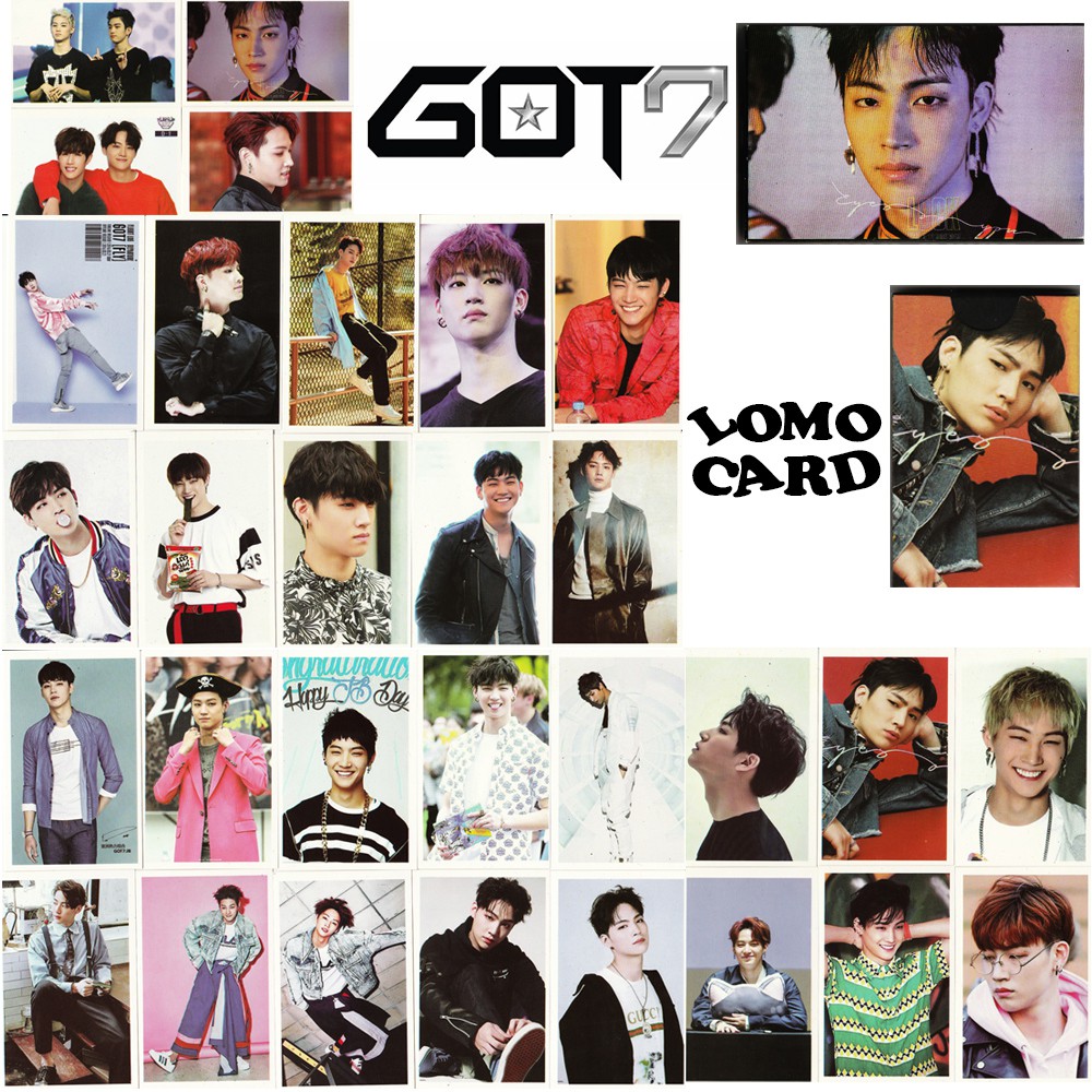 Lomo Card GOT7 JB 30 Pcs โลโม่ การ์ด Box Set