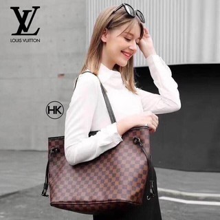 กระเป๋าหลุยส์ช้อปปิ้ง ไซค์12” Louisvuitton เซท2ใบ