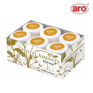 ถูกที่สุด✅  เอโร่ สบู่ก้อนหอม ขนาด 15 กรัม แพ็ค 36 ชิ้น aro Hotel Amenity Soap 15 g x 36 pcs